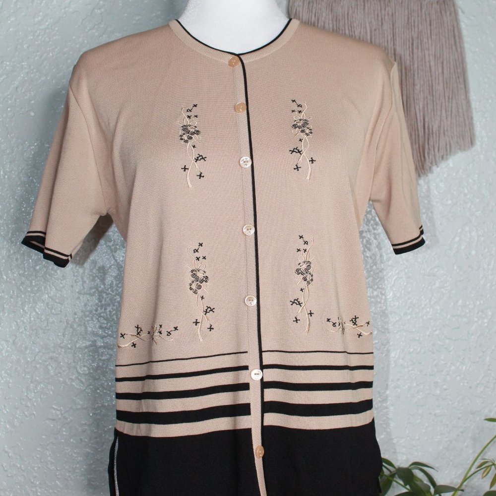 Vintage Ladylike Short Sleeve Cardigan